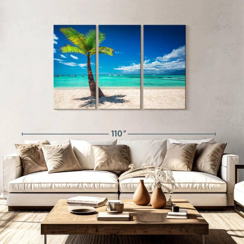Dominican Republic Island Gillard, 48" H x 74" W