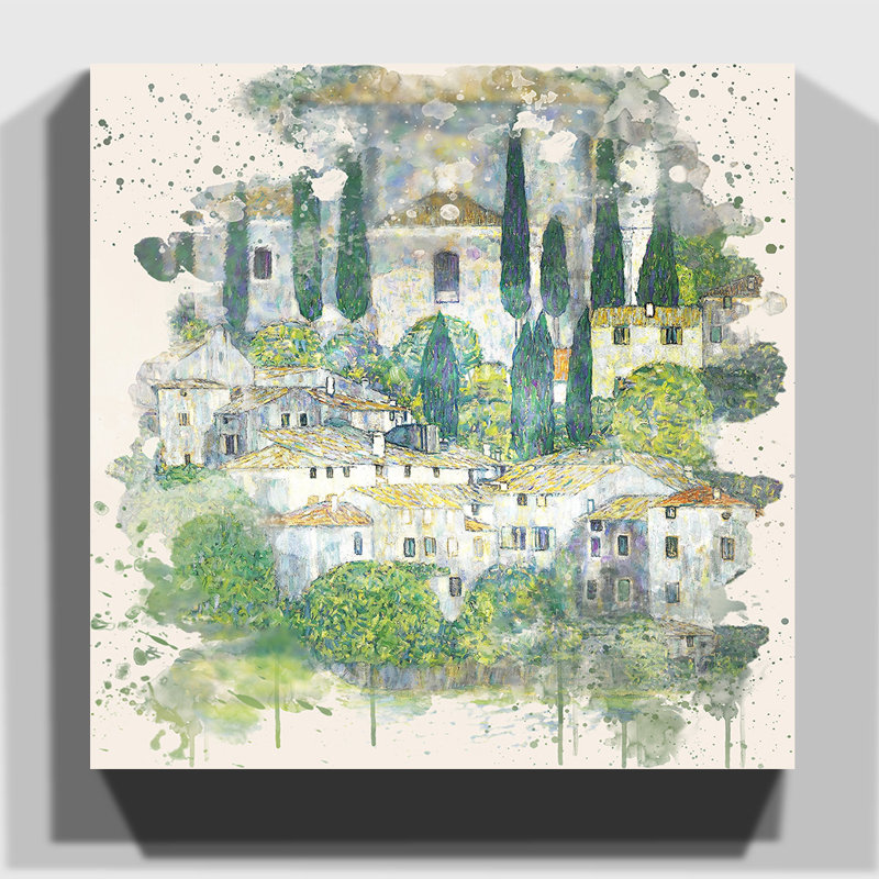 Gustav Klimt - Wrapped Canvas Print, 35cm H x 35cm W