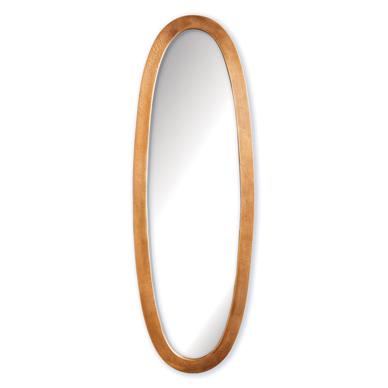 Lamelle Oval Metal Wall Mirror