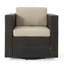 Chaise d'extérieur pivotante avec coussins (simple)-1131828241