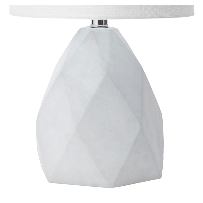 Lampe de table 21 po gris clair Fanchone