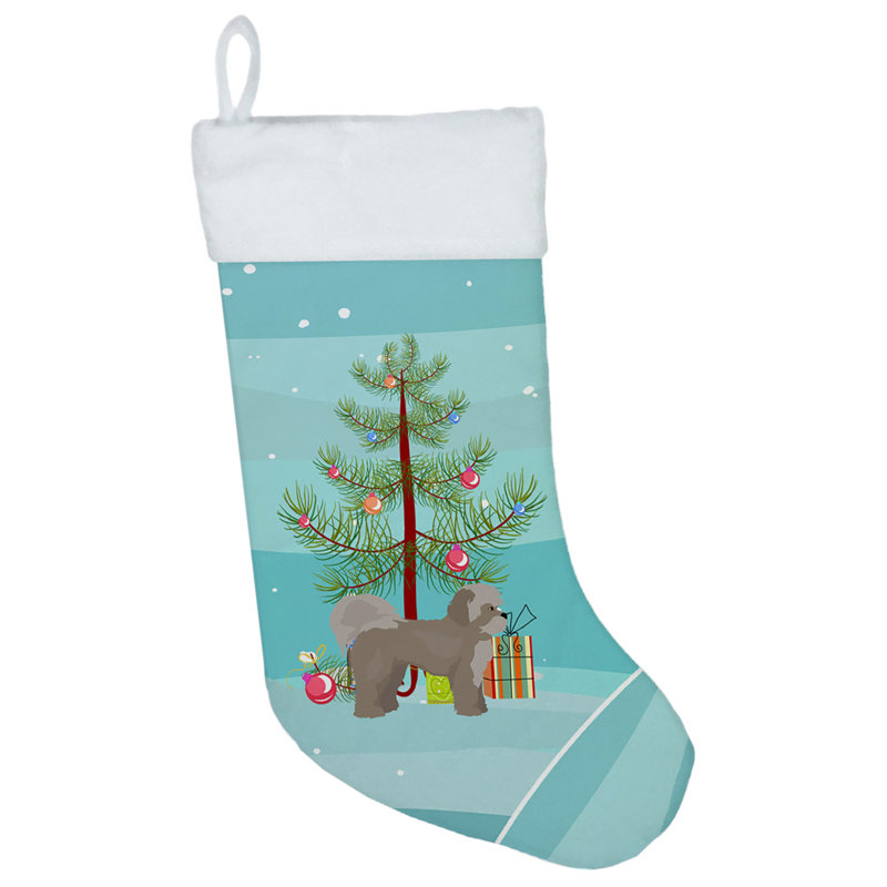 Chaussette de noël joyeux de noël, Zuchon brun