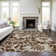 Alfonzo Washable Floral Indoor / Outdoor Rug