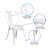 Hasan 18'' H Stacking Side Chair-496845551