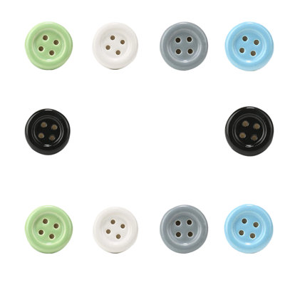 Paquet de boutons ronds surdimensionnés de 1,49 po de diamètre