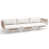 Coussin beige / structure naturelle