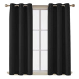 My Home Store Ultra-Soft Blackout Curtains Enguerran with Eyelets and Tie Backs