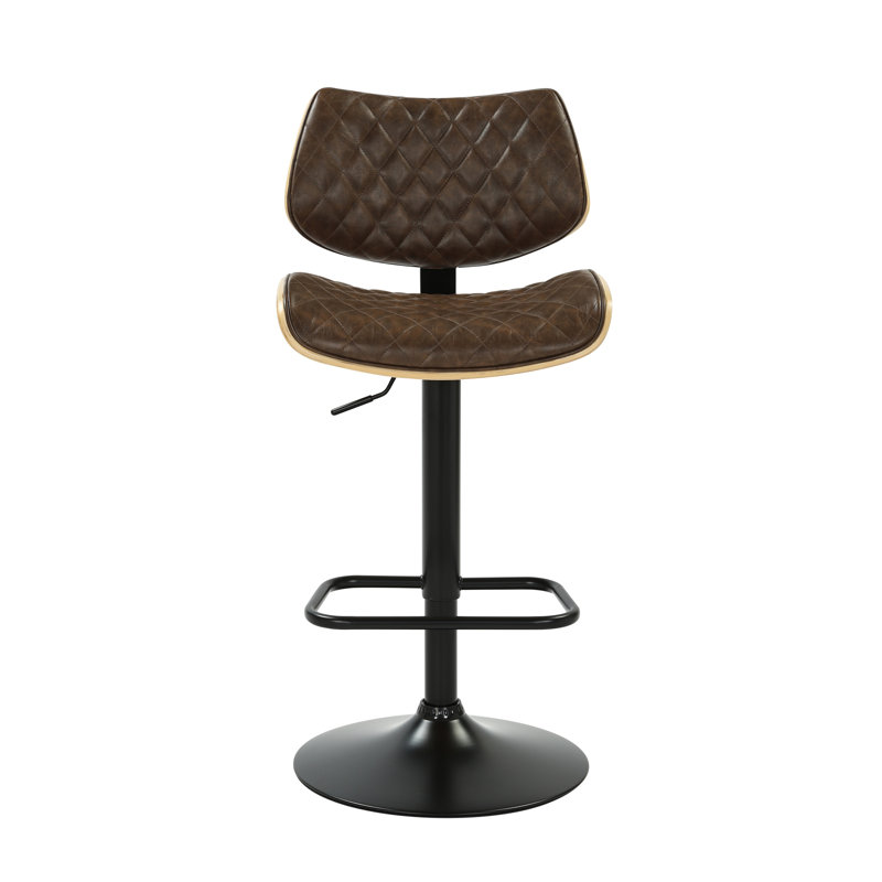 Swivel Yes Bar Stool with Steel Frame