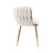 Uresti 17.75'' H Tufted Upholstered Metal Armchair-515900530-477132650