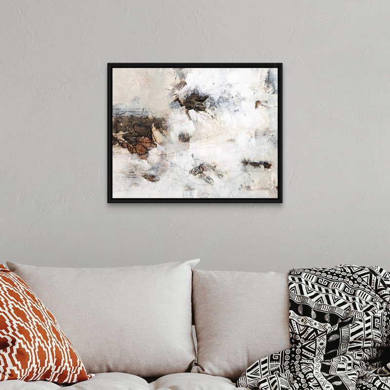 « Terra blanssée Terra » par Kari Taylor-impression, H 13 po x l 16 po x P 1,75 po, Cadre noir