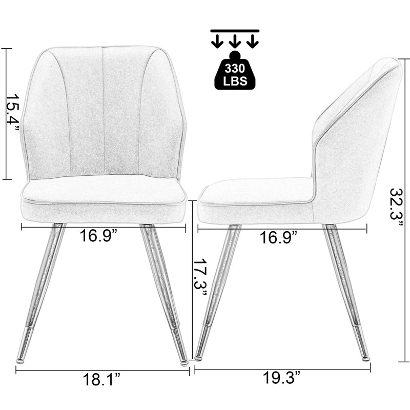 Chaise de salle à manger Sheyla, Brun