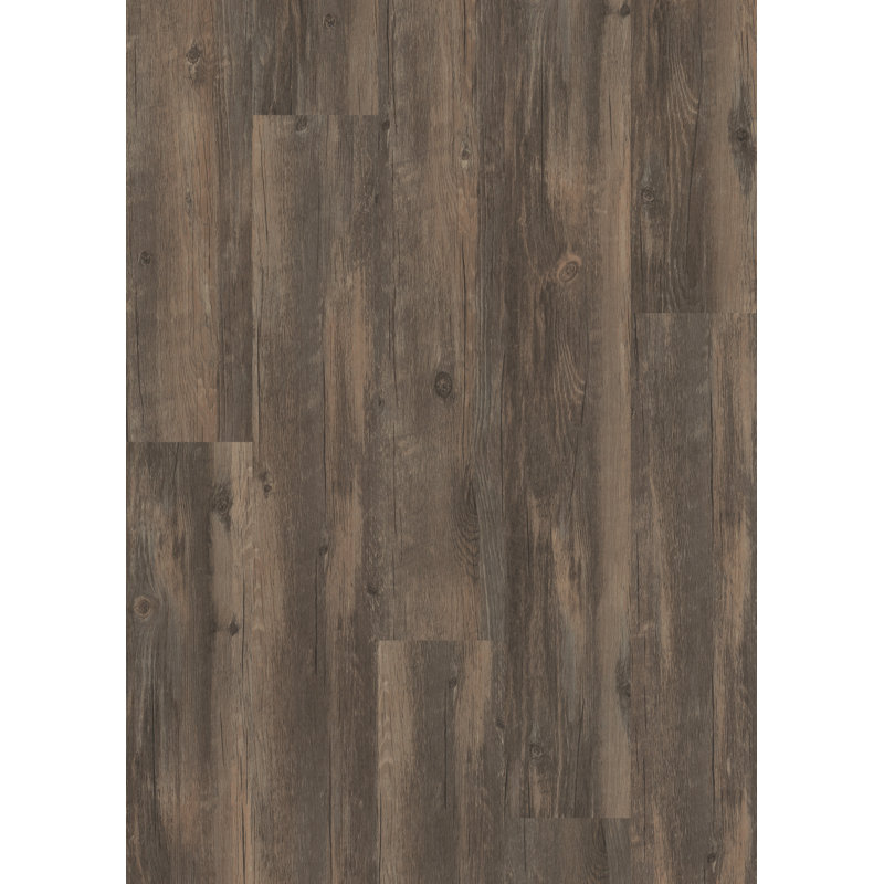Planche de vinyle de luxe à coller en chêne Centennial 6 po x 48 po x 2 mm, Notable