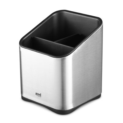 Stainless Steel Square Utensil Crock