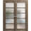 Portes françaises à panneaux en bois Quadro