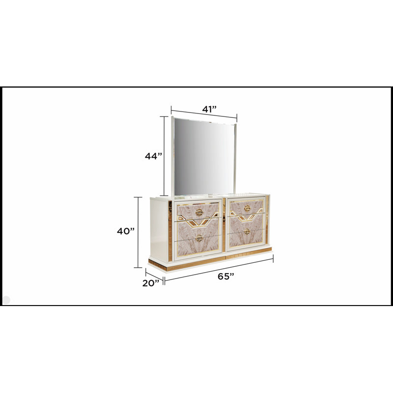 Commode 6 tiroirs Omari