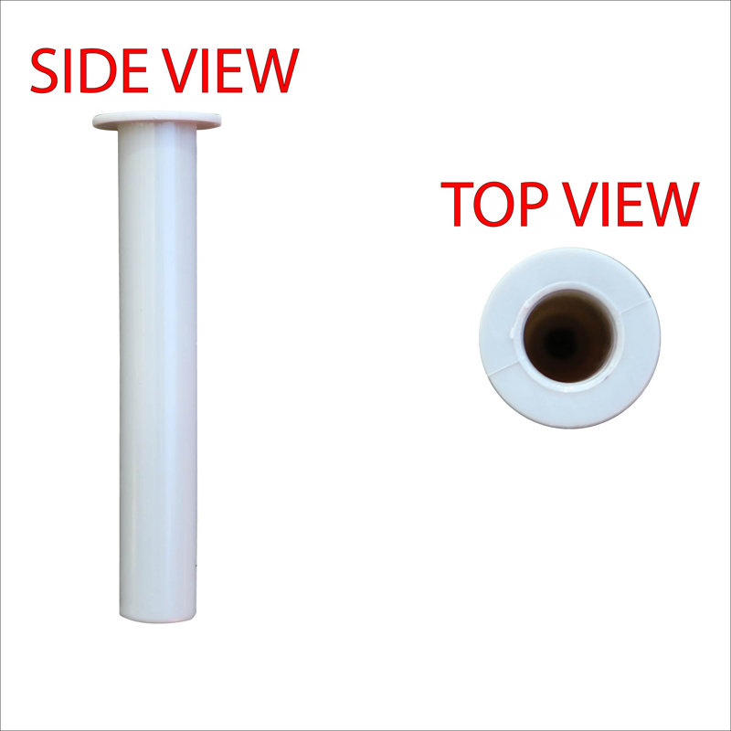 PoolfenceDIY Plastic Post Sleeve/Shield for Posts, Gray