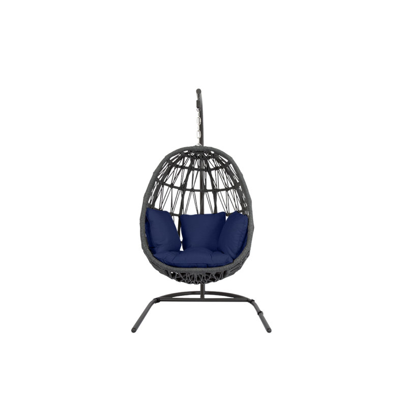 Chaise suspendue Milano, Sunbrella® Echo Midnight, Ardoise