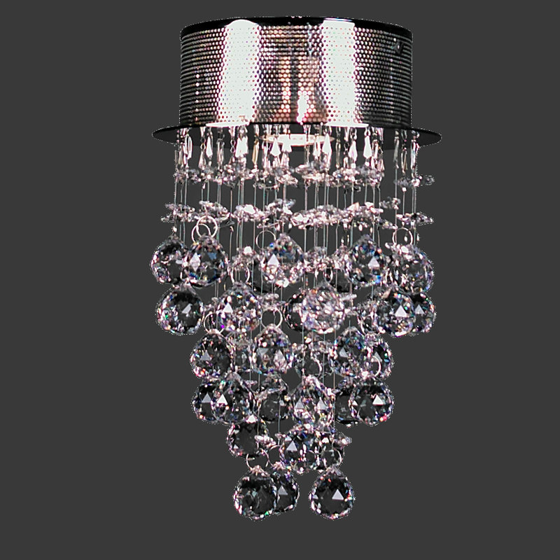 Plafonnier encastré à plusieurs niveaux 1 lumières unique Griffey, H 12 po x l 8 po x P 8 po