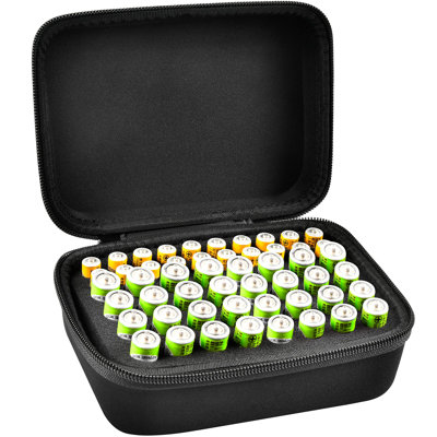 Irwinton Hard Battery Organizer Storage Carrying Bag