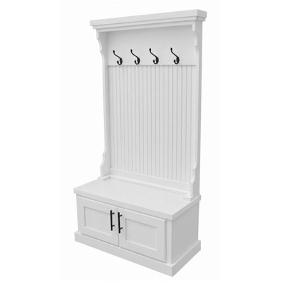 Brandley Hall Tree 37.5'' Wide with Bench and Shoe Storage