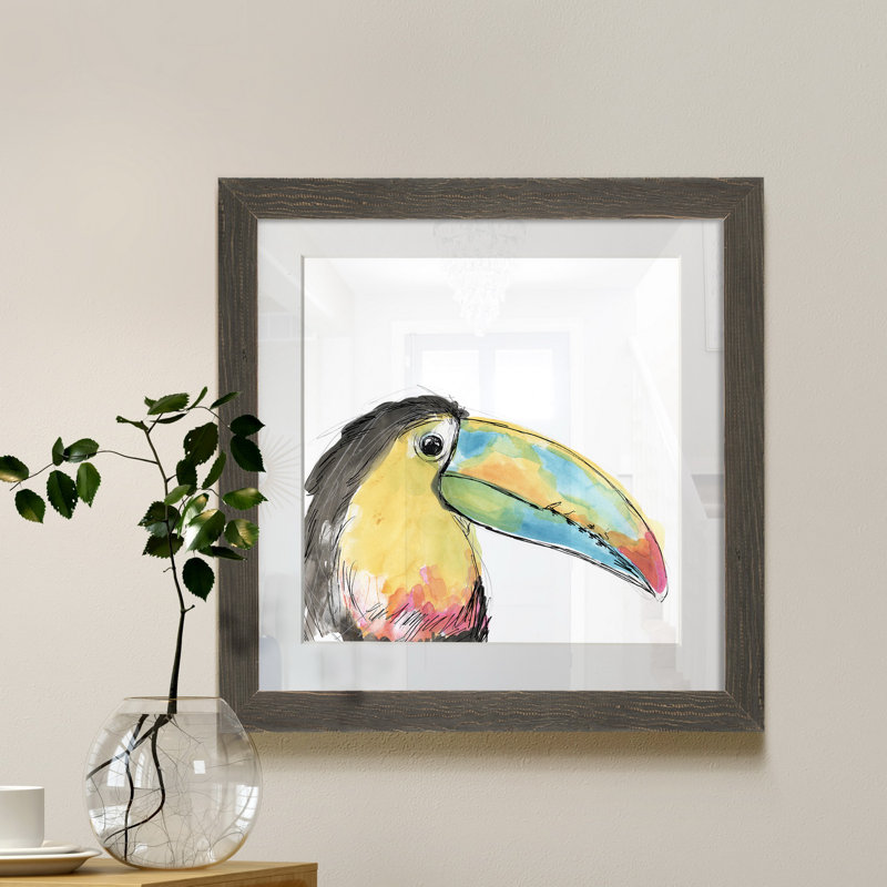 Chrysalis II, reproduction d’art sur papier encadrée, Cadre gris, H 35,5 po x l 35,5 po x P 1,5 po