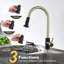 Robinet de cuisine rétractable à poignée simple avec jet avancé 3 modes-82373883