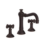Jacobean Widespread Bathroom Faucet with Drain Assembly
