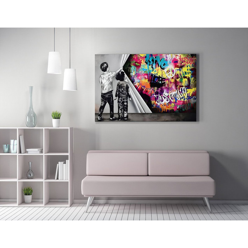 Peinture décorative sur toile