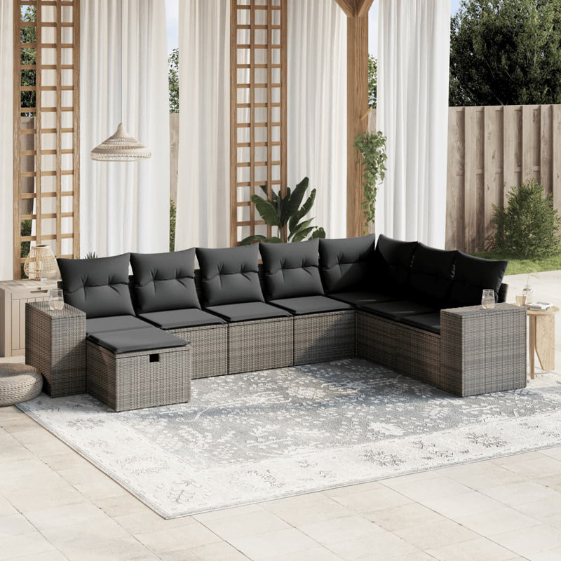 Ensemble de canapé de jardin Vidaxl