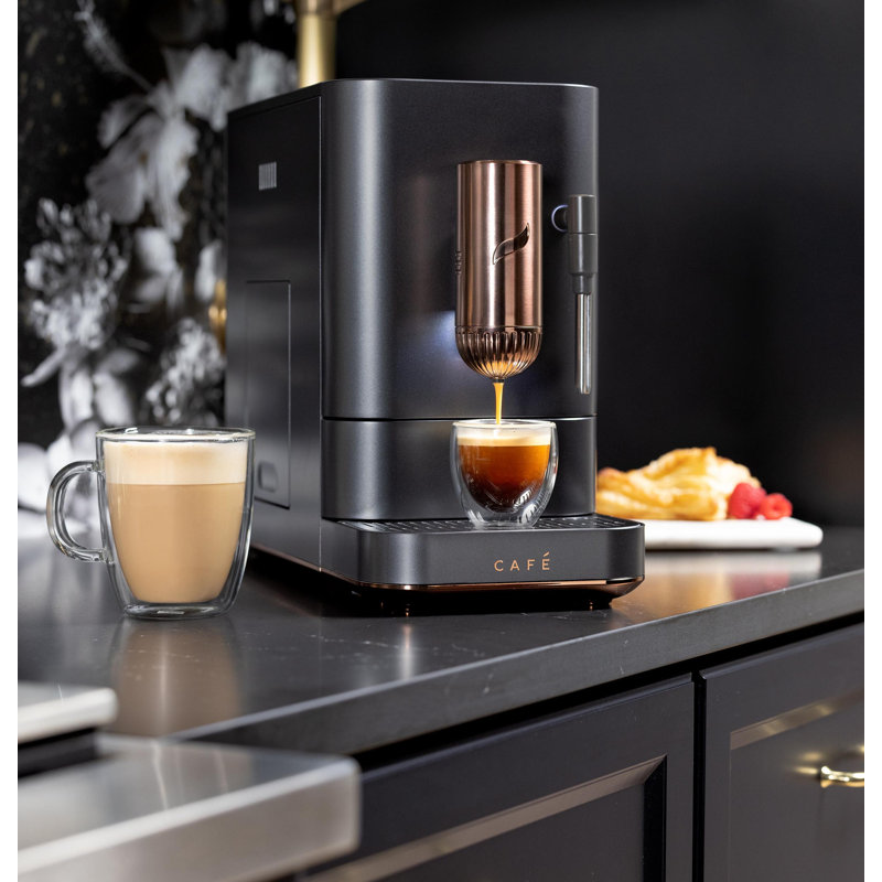 Café AFFETTO Automatic Espresso Machine + Frother, Matte Black
