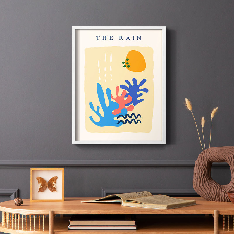 Matisse CDLXIV, reproduction encadrée - bois massif, H 20 po x l 16 po, Cadre simple blanc