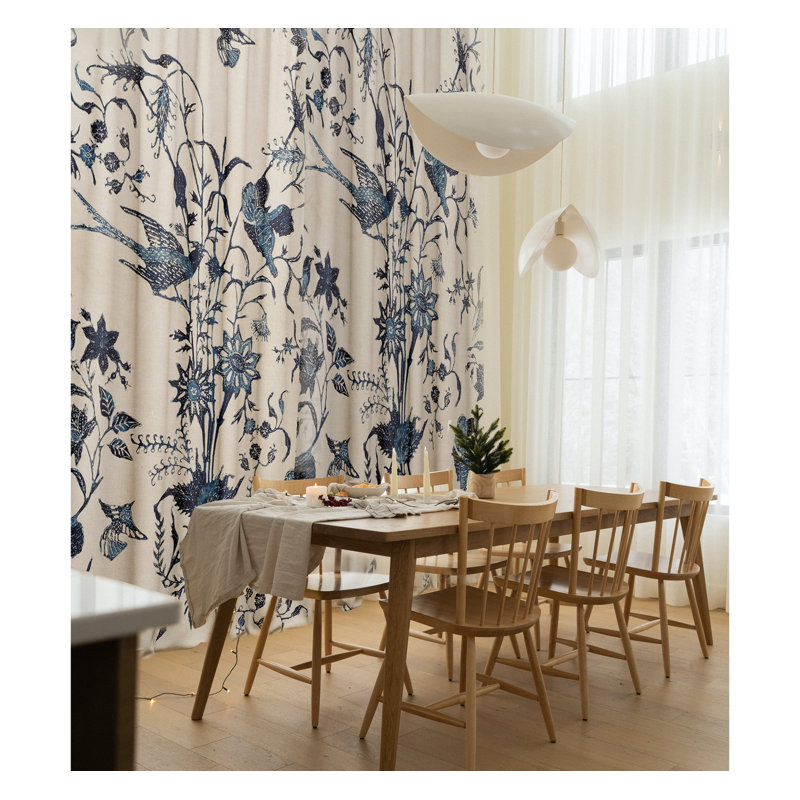 Kasturi Velvet Blackout Curtain Panel Pair, 148cm Width x 300cm Drop