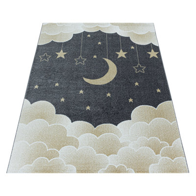 Gilliland Flatweave Yellow/Grey Rug