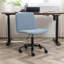 Chaise de bureau pivotante en tissu-858153759