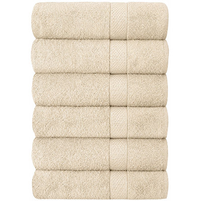 Hotel & Spa 100% Cotton Bath Towels (Set of 6)