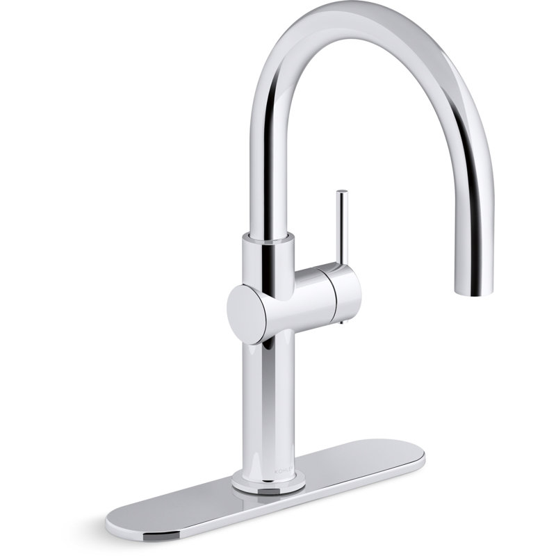 Crue Single-Handle Bar Sink Faucet, Single-Hole Prep Sink or Wet Bar Faucet, Polished Chrome