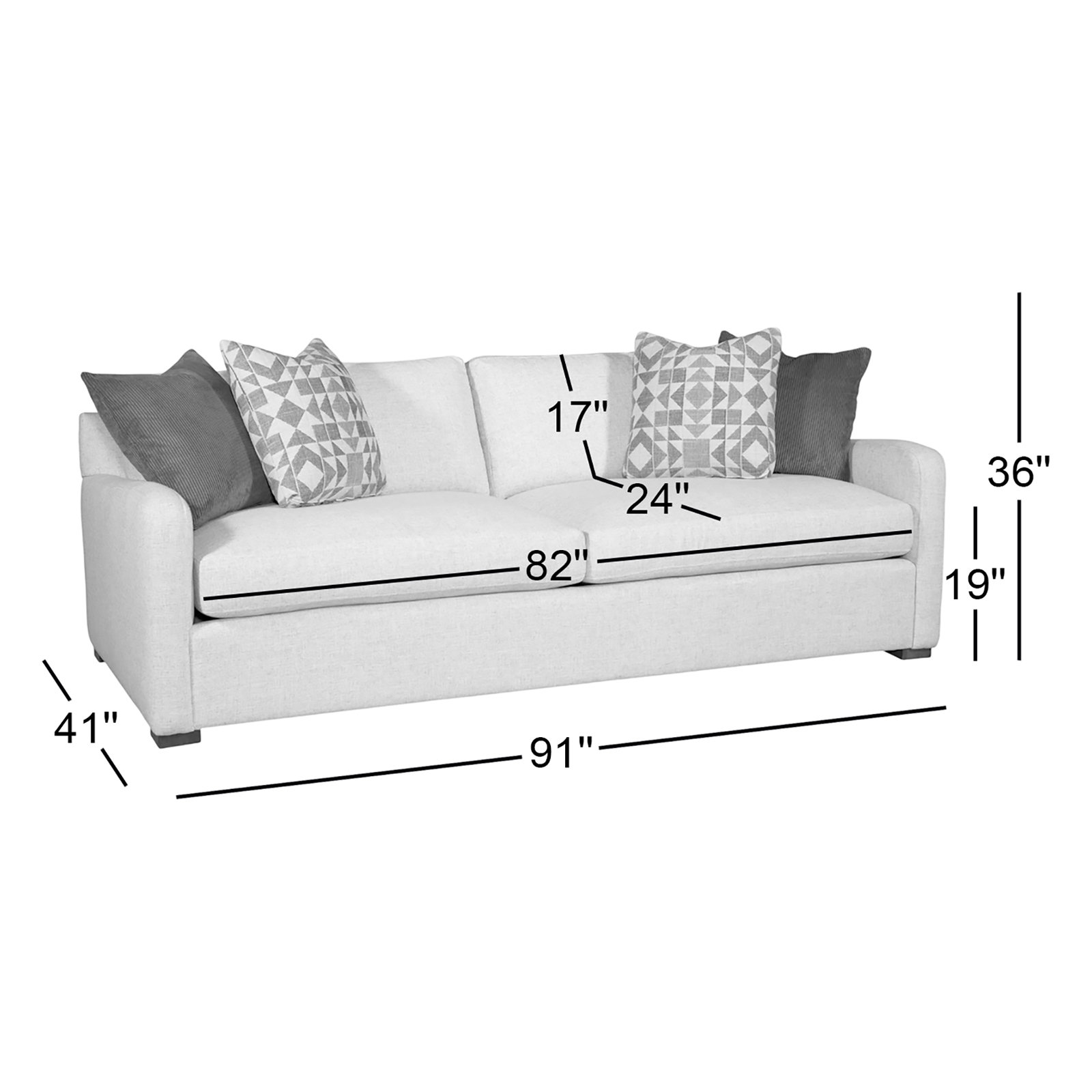 Jeanette 91'' Sofa, Honey, Moss Chenille; 0344-43