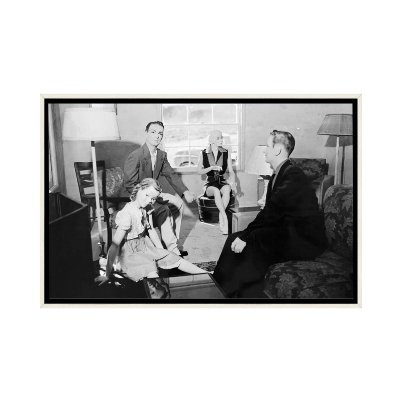 «Operation Doorstop Atom Bomb Test», 1953 - reproduction d'art mural - toile encadrée, 26" x 18", Framed Canvas