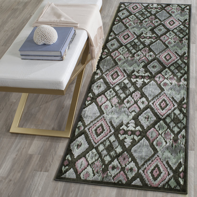 Wanda Ikat Viscose Hand Woven Area Rug