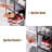 Stackable Large Shoe Containers Shoe Storage Box with Hard Plastic Drop Front for Sneakers-1086710639