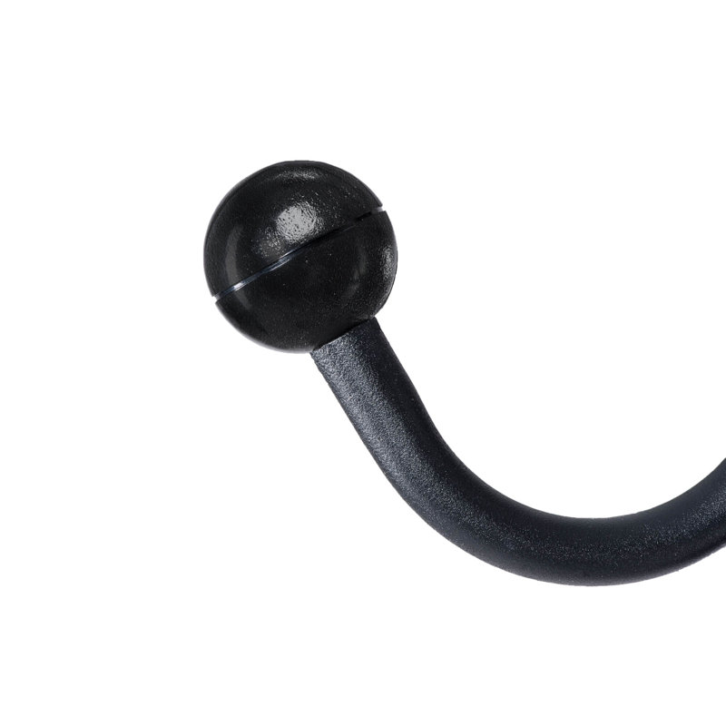 Plastic Freestanding Coat Rack, Black