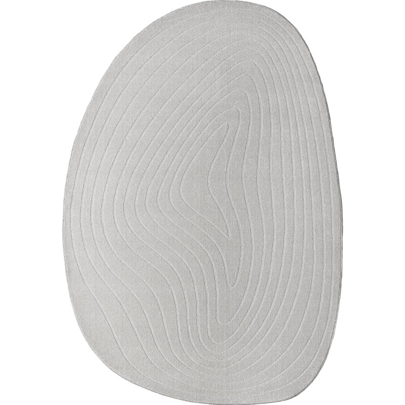 Oval Ciceley Abstract Flat Weave Area Rug, Oval 200 x 290 cm