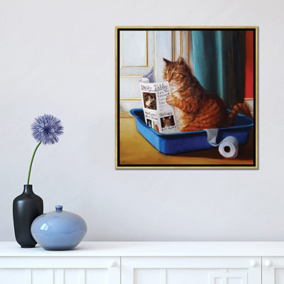 « Kitty Throne » par Lucia Heffernan-impression