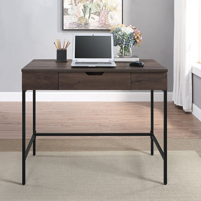 Bureau debout à hauteur ajustable Maysen, Brun