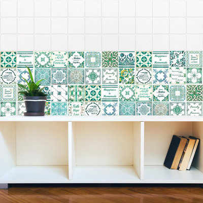 25.4 cm. W x 25.4 cm. L Shower Peel and Stick Mosaic Tile