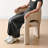 7 Piece Modern Dining Set With 79" Oak Oval Pedestal Table & 6 Sculptural Wide-Seat Arm Chairs-423930191