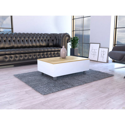 Lift Top Coffee Table, Storage Compartment
