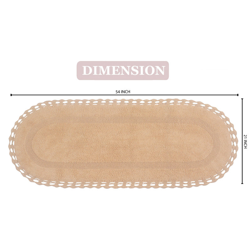 Tapis de bain doux, Lin, l 21 po x L 54 po