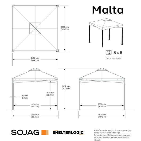 Dimensions du produit