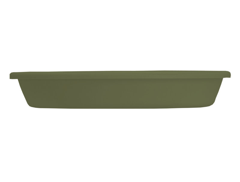 Isakson Weather Resistant Saucer Plant Stand, 1.85" H x 17.7" W x 17.7" D, Slate Green